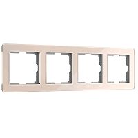 Рамка универсальная Werkel Acrylic 4-м. стекло айвори картинка